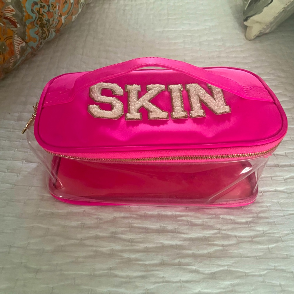 Hot Pink Nylon “SKIN” Train Case
